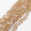 Electroplate Glass Beads Strands EGLA-J143-B-PL03-1