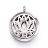 316 Surgical Stainless Steel Diffuser Locket Pendants STAS-P102-065-1