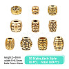 HOBBIESAY 100Pcs 10 Styles Tibetan Style Alloy Beads FIND-HY0003-50-2