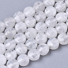 Natural Rainbow Moonstone Beads Strands G-R462-010-1