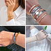 DIY Cuff Bangle Making Kits DIY-TA0014-48A-7