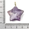 Natural Banded Amethyst Pendants G-Z157-01G-09-3