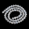 Natural Rainbow Moonstone Round Bead Strands G-M263-C-02A-2