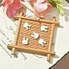5Pcs Natural White Shell Beads BSHE-CJ0001-06-5