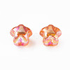 1-Hole Transparent Acrylic Buttons MACR-S373-129-C04-4