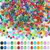 1500Pcs 15 Colors Transparent Acrylic Beads TACR-SZ0001-21B-1