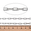 304 Stainless Steel Paperclip Chains CHS-M009-06P-04-2