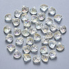 Transparent Spray Painted Glass Beads GLAA-T016-05B-1