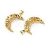 Brass Micro Pave Clear Cubic Zirconia Pendants KK-D221-19G-05-2