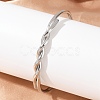 304 Stainless Steel Cuff Bangles for Women BJEW-F497-01P-1