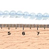 Natural Aquamarine Beads Strands G-G344-A08-4mm-5
