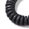 Frosted Natural Lava Rock Beads Strands G-E618-07-3