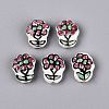 Handmade Porcelain Ceramic Beads PORC-Q005-08C-1