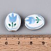 Handmade Porcelain Beads PORC-N013-10C-4