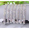 Brass Rhinestone Strass Chains CHC-WH0001-06P-1