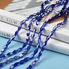 Opaque Glass Beads Strands GLAA-P001-04A-05-4