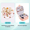 Square PU Leather & PP & Silicone Jewelry Set Box AJEW-TAC0014-13C-4