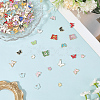 120Pcs 6 Styles Alloy Enamel Pendants ENAM-SC0007-03B-3