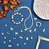 300Pcs 4 Style ABS Plastic Imitation Pearl Beads KY-SZ0001-40-4