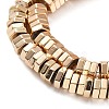 Electroplated Synthetic Non-magnetic Hematite Beads Strands G-M095-G01-03KCG-2
