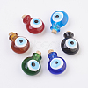 Handmade Lampwork Perfume Bottle Pendants LAMP-P044-H-1