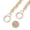 2Pcs 2 Styles Aluminium Textured Rope Chain Bag Decorative Chains FIND-JF00161-5