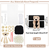 DIY Polycotton Braided Women's Crossbody Handbag Making Kits DIY-WH0349-353B-2