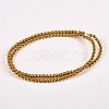 Electroplate Non-magnetic Synthetic Hematite Beads Strands X-G-J169A-3mm-04-2