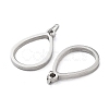 Non-Tarnish 304 Stainless Steel Pendants STAS-G324-01F-P-2