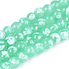Baking Paint Glass Beads Strands DGLA-N015-6mm-07-1