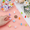 64Pcs Plastic & Resin Shoe Buckle Clips HJEW-ME00038-3