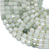 Natural Tianshan Cui Quartzite Beads Strands G-K389-A59-01-3