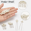 Iron Hair Sticks & Hair Combs OHAR-WH20008-06S-5