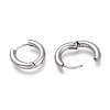 Tarnish Resistant 201 Stainless Steel Huggie Hoop Earrings EJEW-L256-05B-P-3