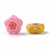 Printed Opaque Acrylic Beads OACR-E009-07A-3