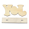 Wood Tabletop Display Decorations WOOD-N005-74-3