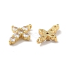 Brass Micro Pave Cubic Zirconia Pendants X-KK-B059-18G-2