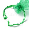 30Pcs 4 Styles Rectangle Organza Bags Jewellery Storage Pouches Wedding Favour Party Mesh Drawstring Gift OP-FS0001-01D-5