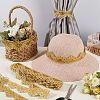 10 Yards Sparkle Polyamide Wavy Flower Lace Trim OCOR-WH20022-023A-4