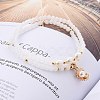 Faceted Glass Bead Stretch Bracelets BJEW-JB05488-5