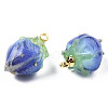Handmade Flower Epoxy Resin Pendants KY-S163-103-4