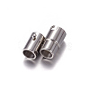 Tarnish Resistant 304 Stainless Steel Locking Tube Magnetic Clasps STAS-H019-3-2