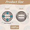10Pcs Alloy Plastic Buckles FIND-CY0001-90-2