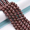 Natural Rhodonite Round Bead Strands G-J302-10-10mm-4