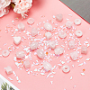 24Pcs 4 Styles Natural Rose Quartz European Beads G-AR0005-34-3