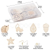 DIY Thanksgiving Day Earring Making Kit WOOD-FS0001-06-5