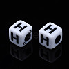 Opaque Acrylic Beads SACR-S273-35F-01-3