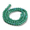 Opaque Solid Color Imitation Jade Glass Beads Strands EGLA-A039-P4mm-L07-2