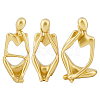 3Pcs 3 Styles Resin Abstract Thinker Display Decorations AJEW-WH0270-623B-1