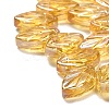 Electroplate Glass Beads Strands EGLA-B004-02A-AB01-3
